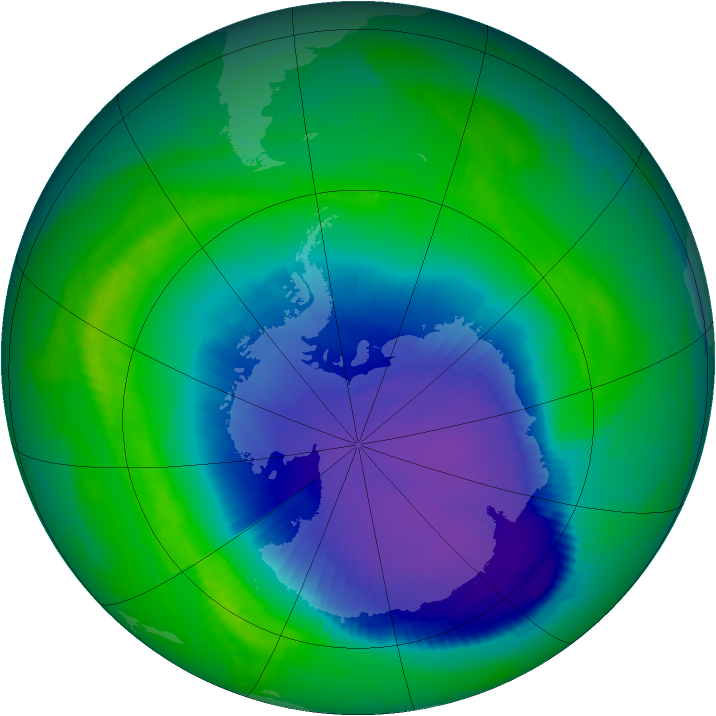 Ozone Map 1998-10-31